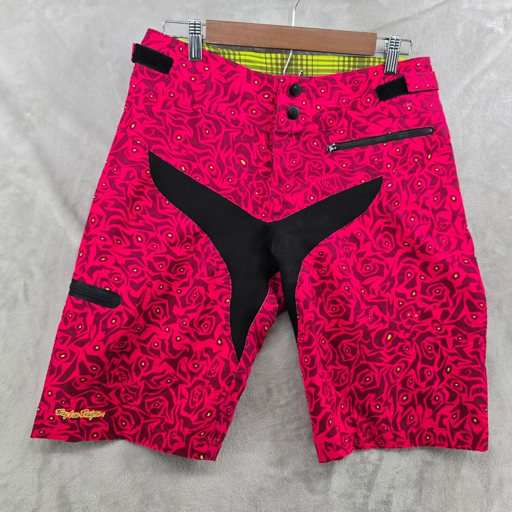 Troy Lee Designs TLD Womens Large Downhill Bike Skyline‎ Shorts Evil Flo Pink